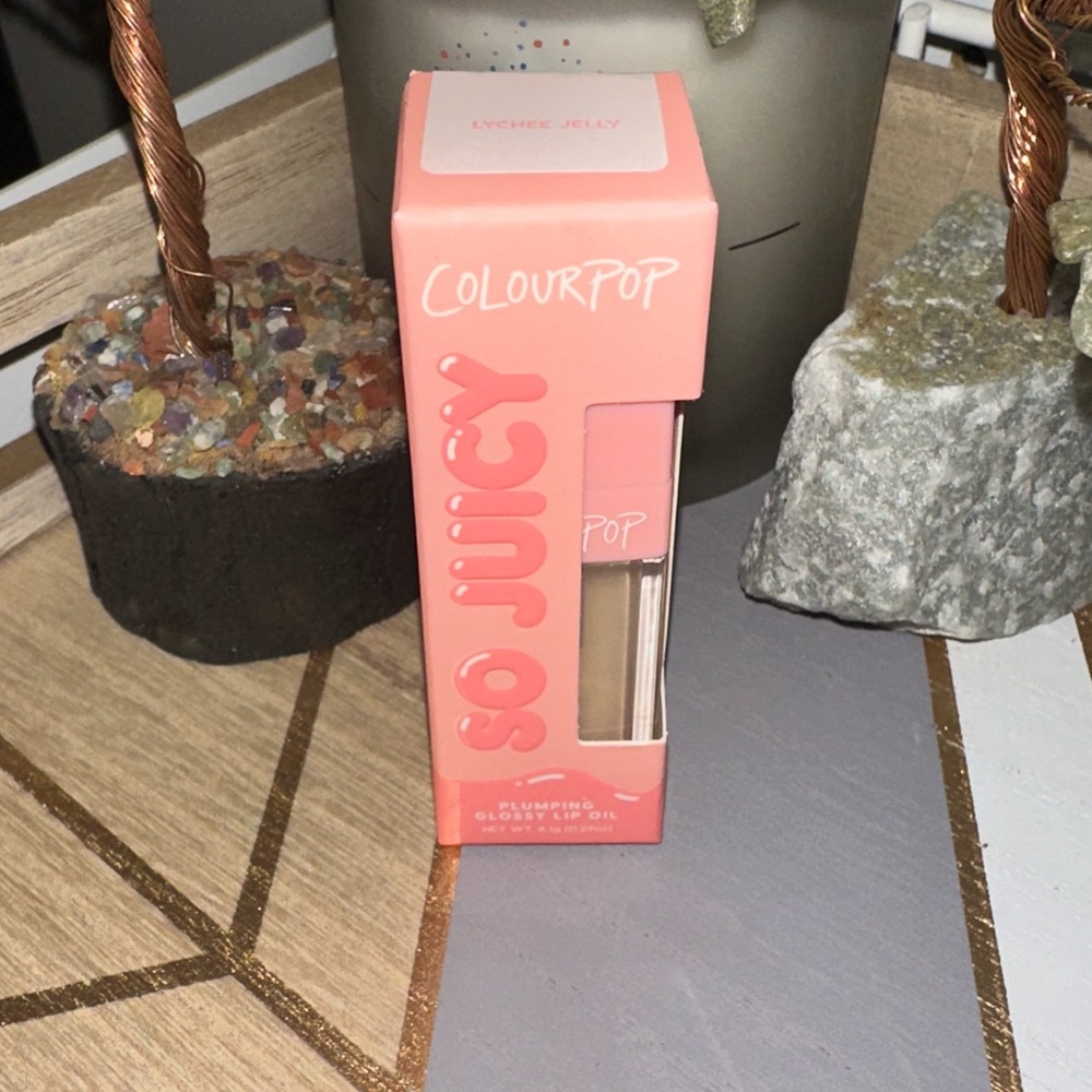 🆕 ColourPop - So Juicy • Plumping Glossy Lip Oil [Lychee Jelly]